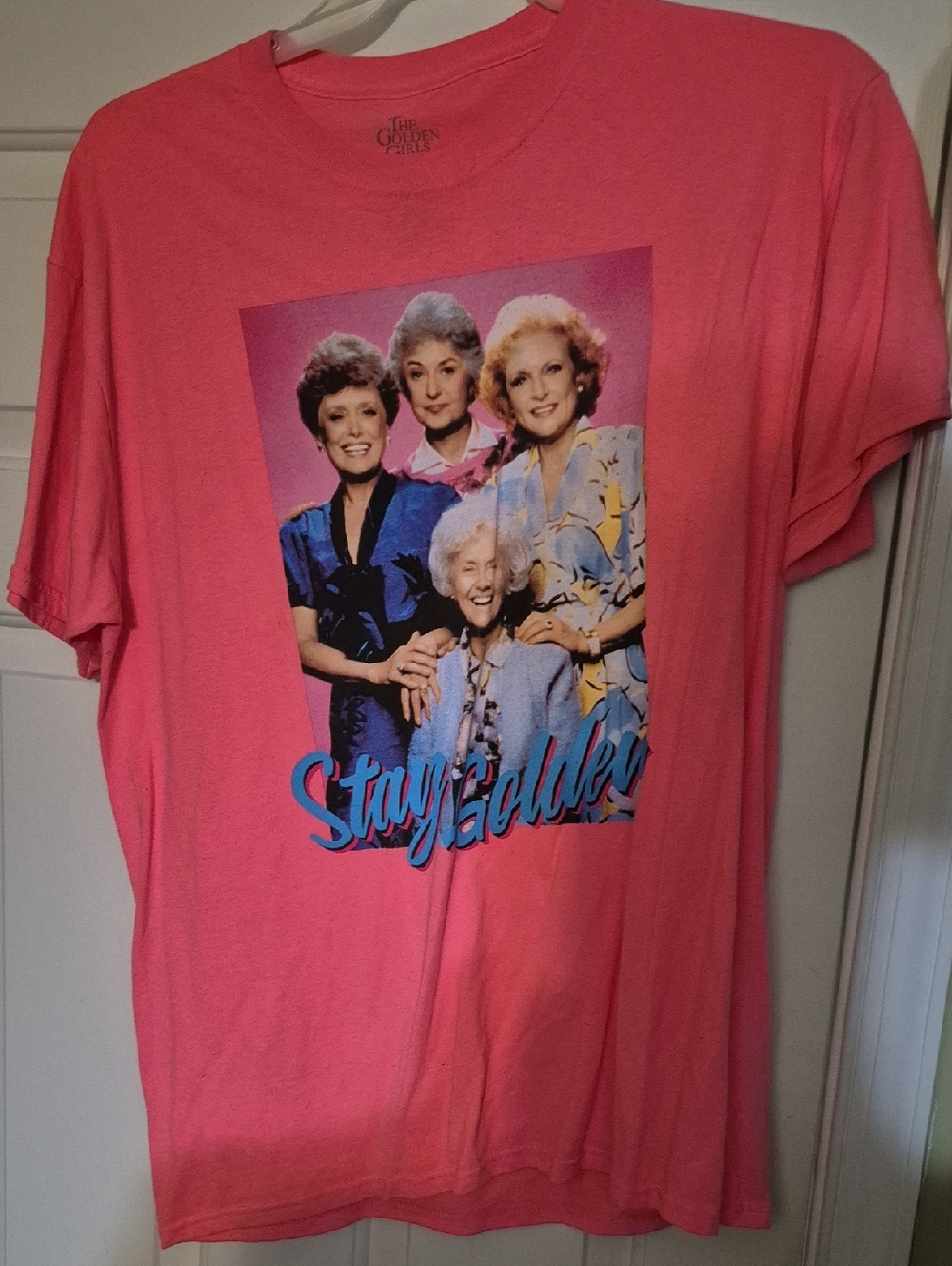 The Golden Girls Pink Graphic Tee - Stay Golden